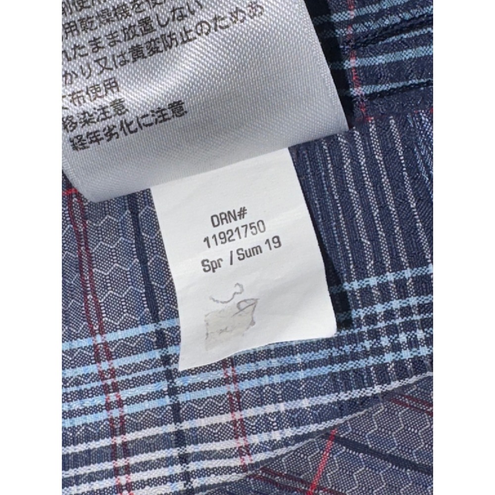 Eddie Bauer Blue Plaid Short Sleeve Hiking Shirt Mesh Lined Mens Medium 11921750 - Picture 7 of 10